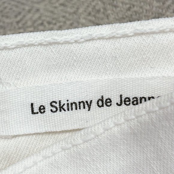 90% NEW WHITE FRAME SKINNY JEANS, SIZE 27 - Picture 4 of 8